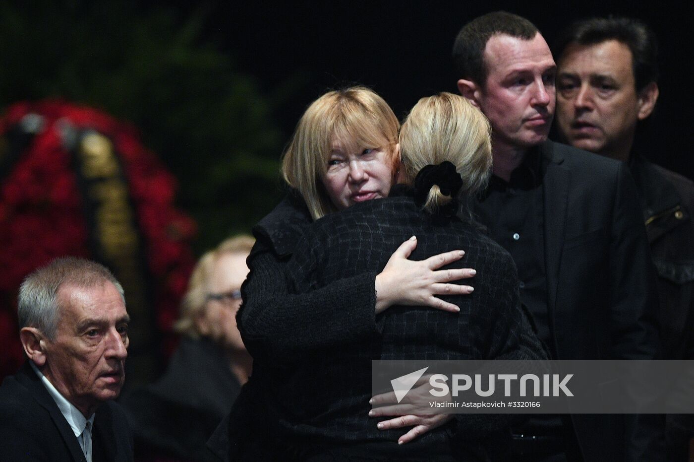 Paying last respects to actor Oleg Tabakov