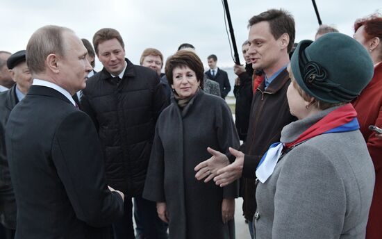 President Vladimir Putin's working trip to Southern Federal District