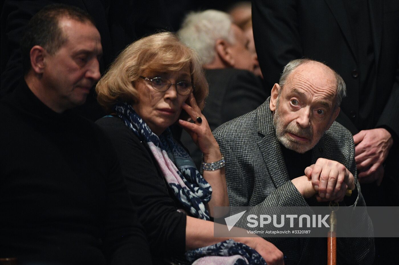 Paying last respects to actor Oleg Tabakov