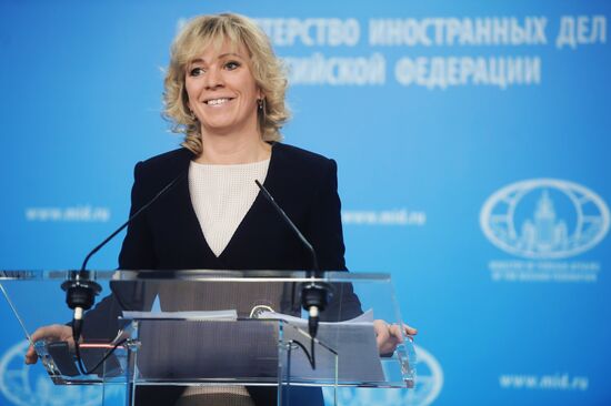 Briefing by Russian Foreign Ministry Spokesperson Maria Zakharova