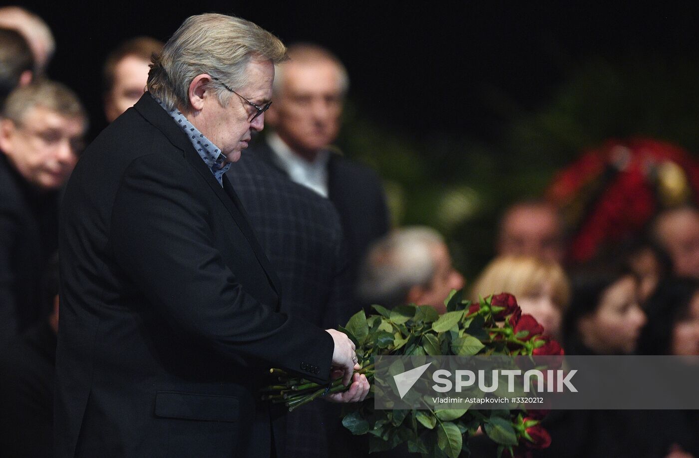 Paying last respects to actor Oleg Tabakov