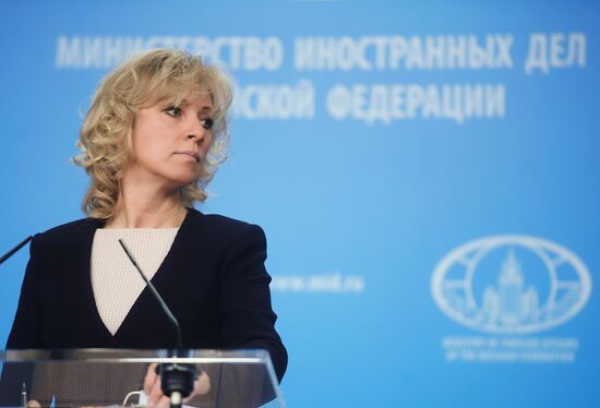 Briefing by Russian Foreign Ministry Spokesperson Maria Zakharova