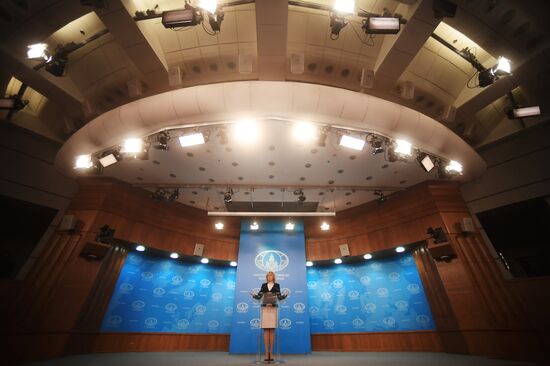 Briefing by Russian Foreign Ministry Spokesperson Maria Zakharova