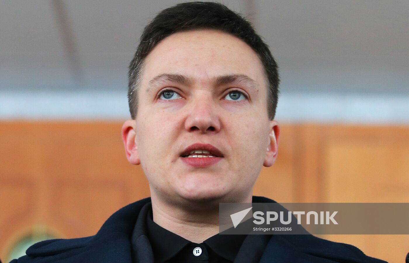Nadezhda Savchenko holds briefing in Kiev