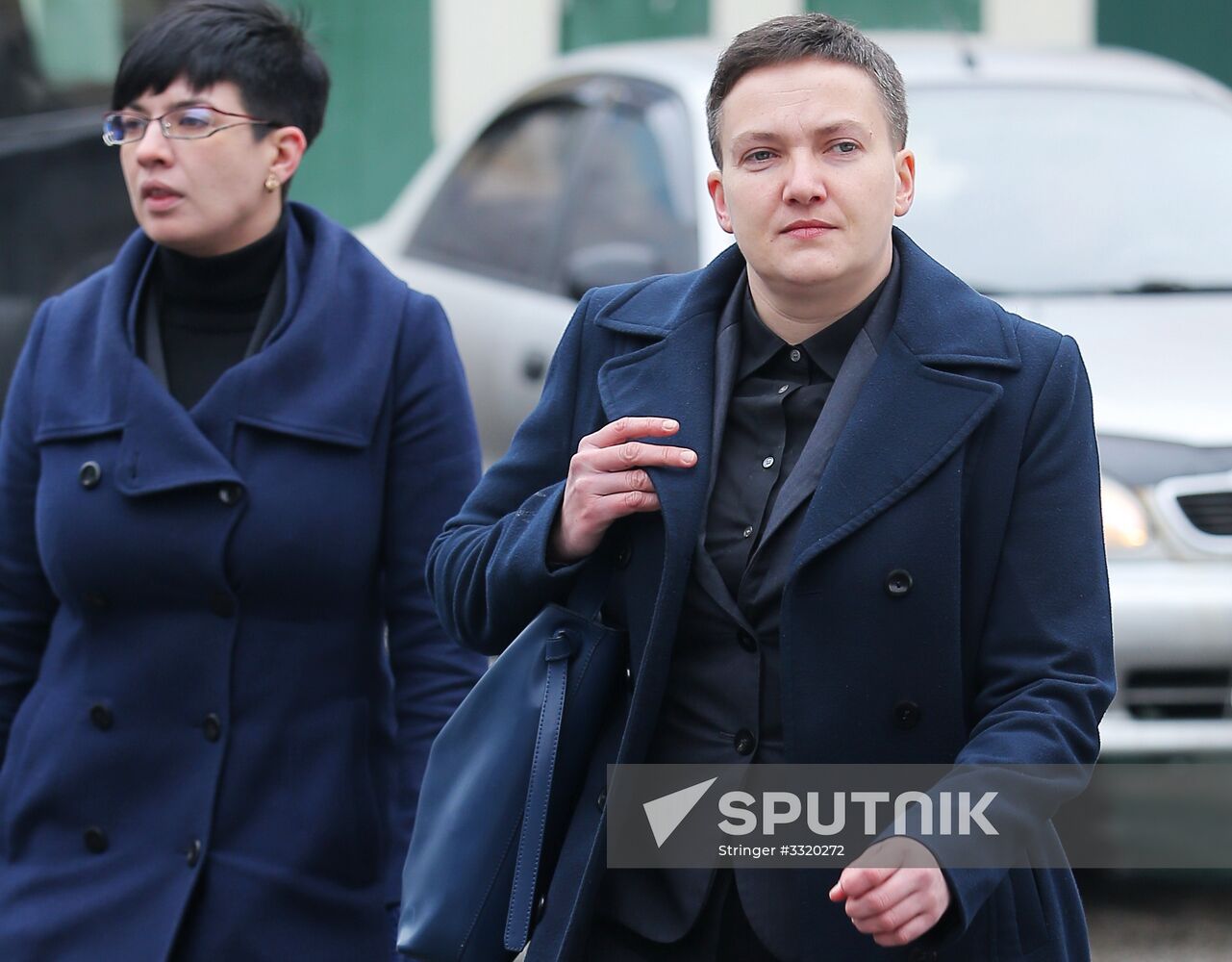 Nadezhda Savchenko holds briefing in Kiev
