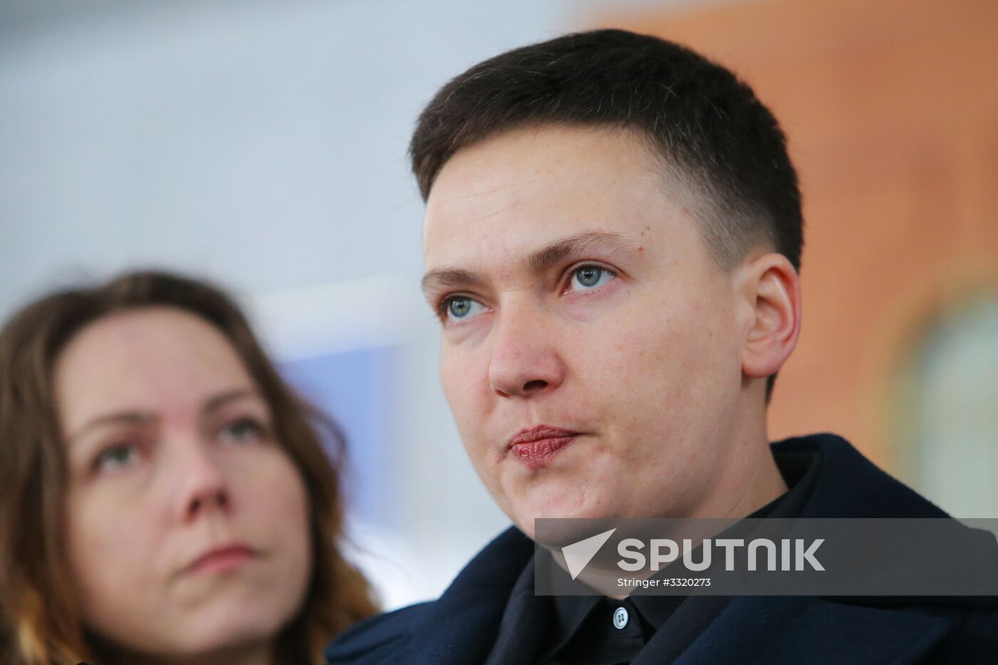 Nadezhda Savchenko holds briefing in Kiev