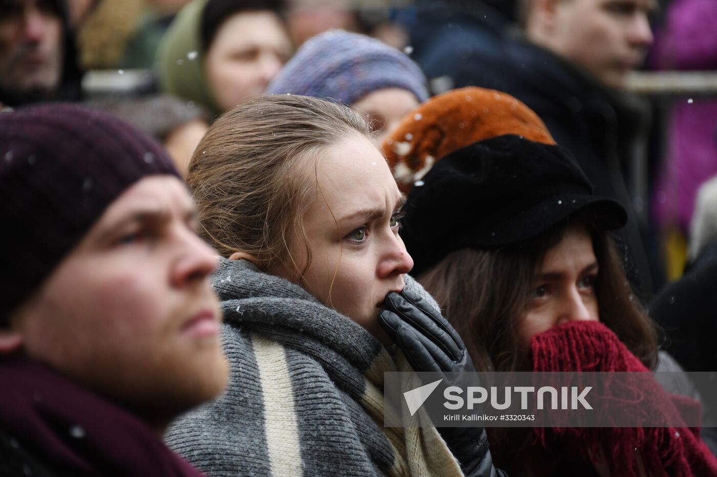 Paying last respects to actor Oleg Tabakov