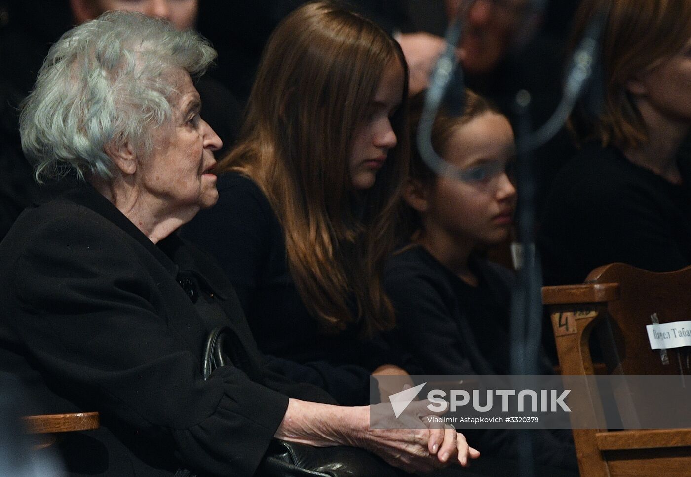 Paying last respects to actor Oleg Tabakov
