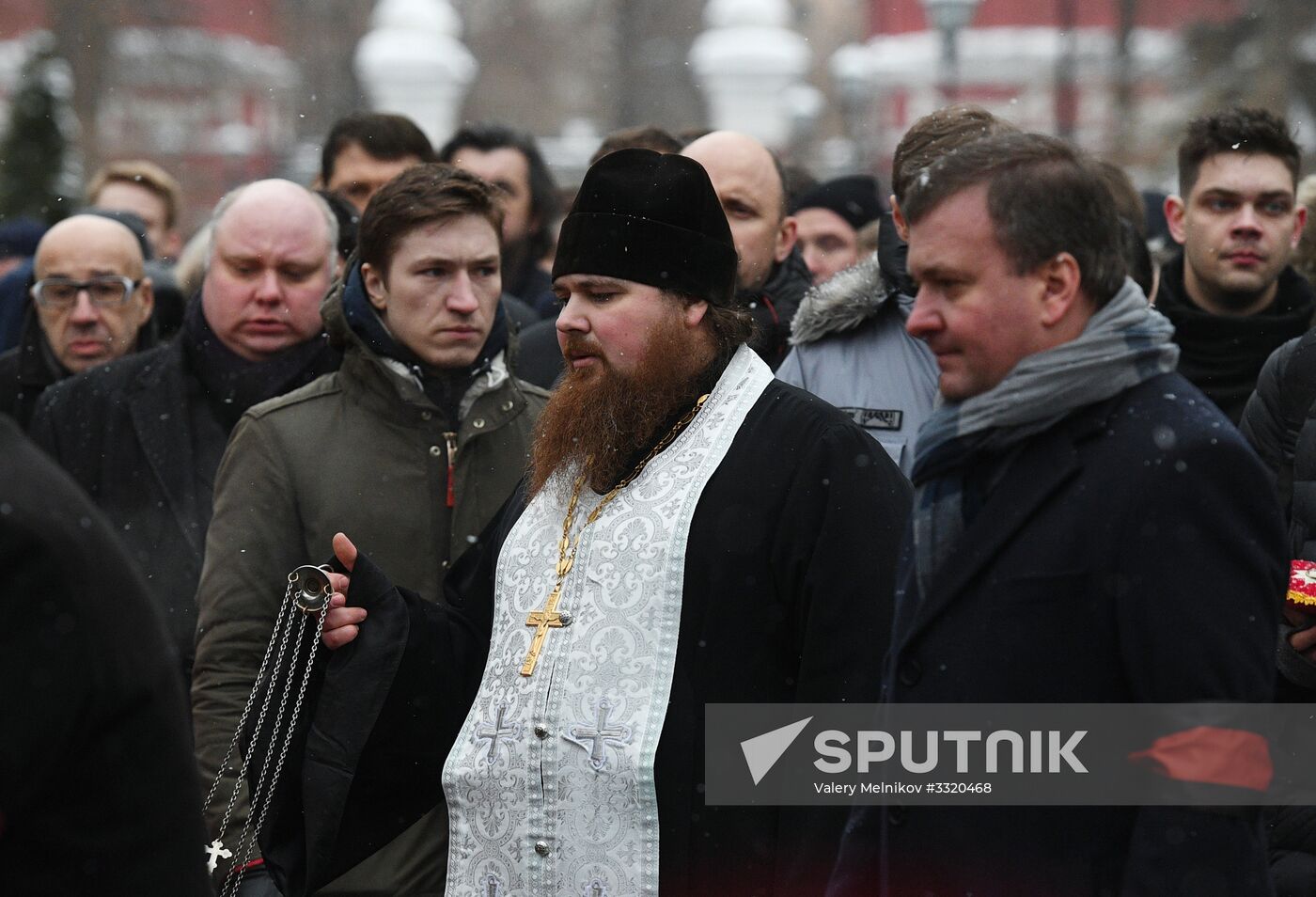 Paying last respects to actor Oleg Tabakov
