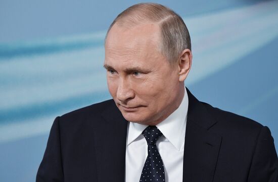 President Putin attends Russia - Land of Opportunity forum