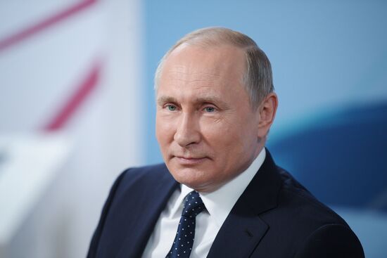 President Putin attends Russia - Land of Opportunity forum