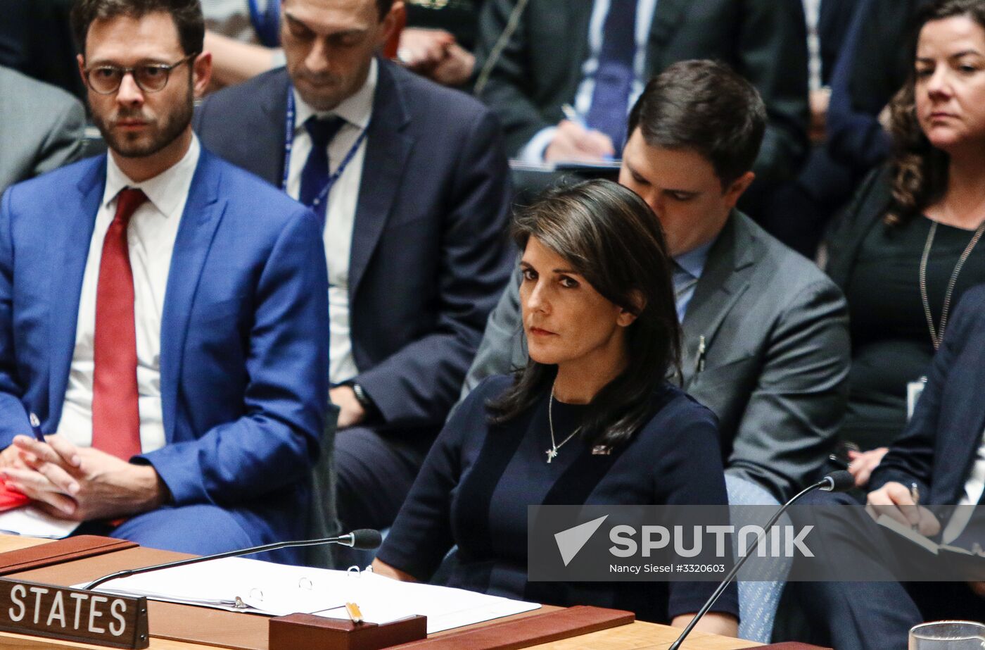 UN Security Council meeting in New York