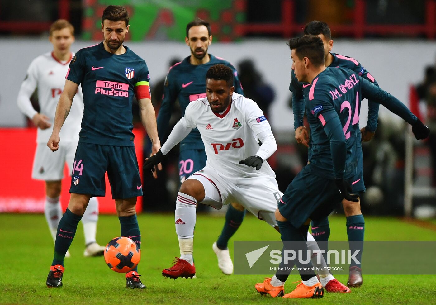 Football. League of Europe. Lokomotiv vs Atletico