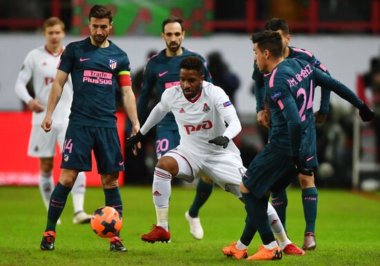 Football. League of Europe. Lokomotiv vs Atletico