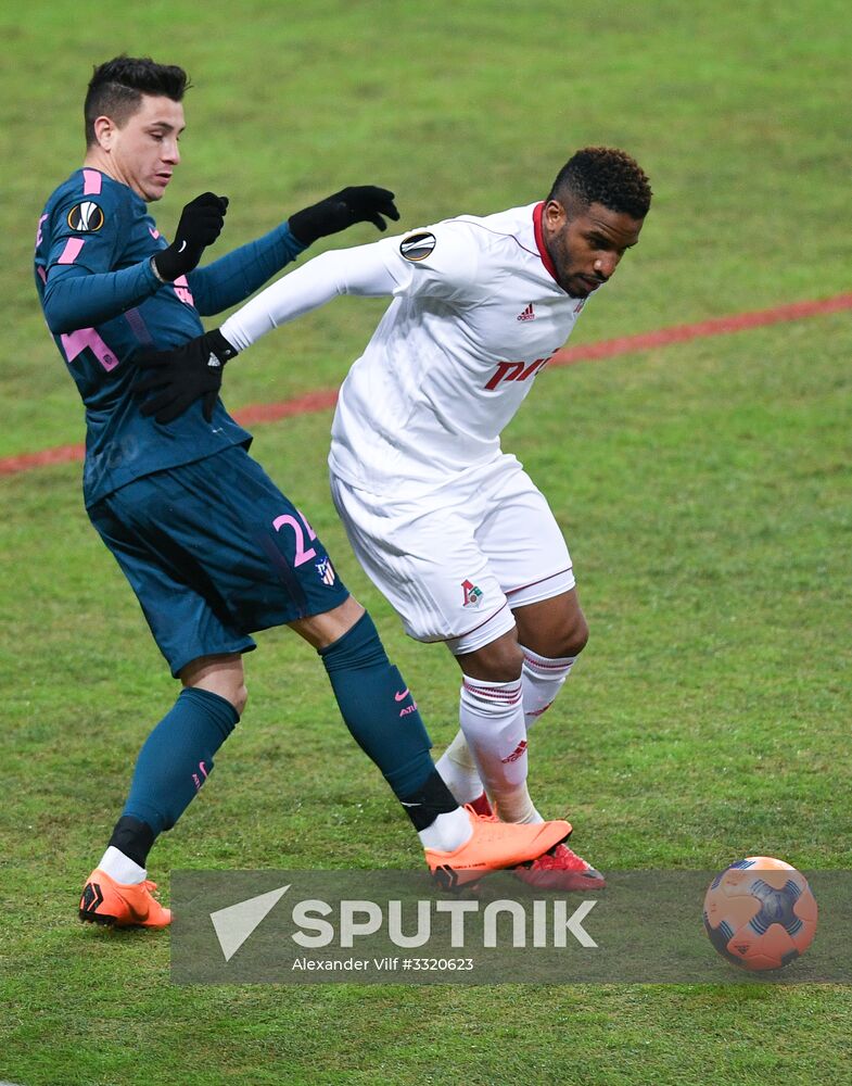 Football. League of Europe. Lokomotiv vs Atletico