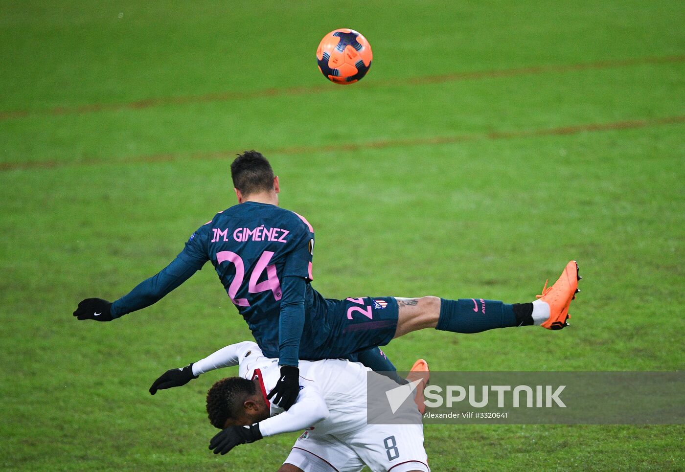 Football. League of Europe. Lokomotiv vs Atletico