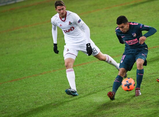Football. League of Europe. Lokomotiv vs Atletico