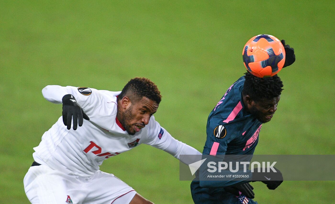 Football. League of Europe. Lokomotiv vs Atletico