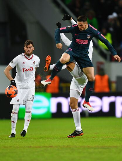 Football. League of Europe. Lokomotiv vs Atletico