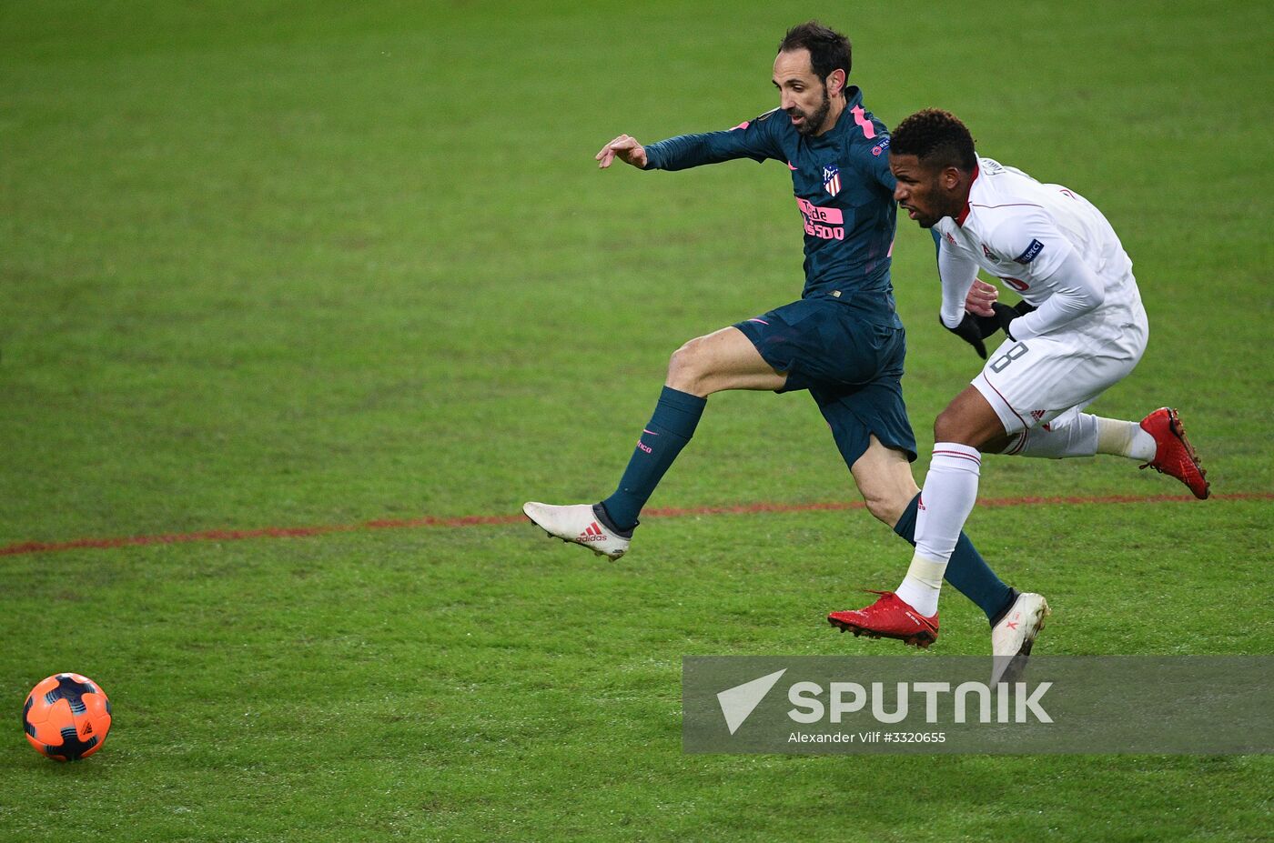 Football. League of Europe. Lokomotiv vs Atletico