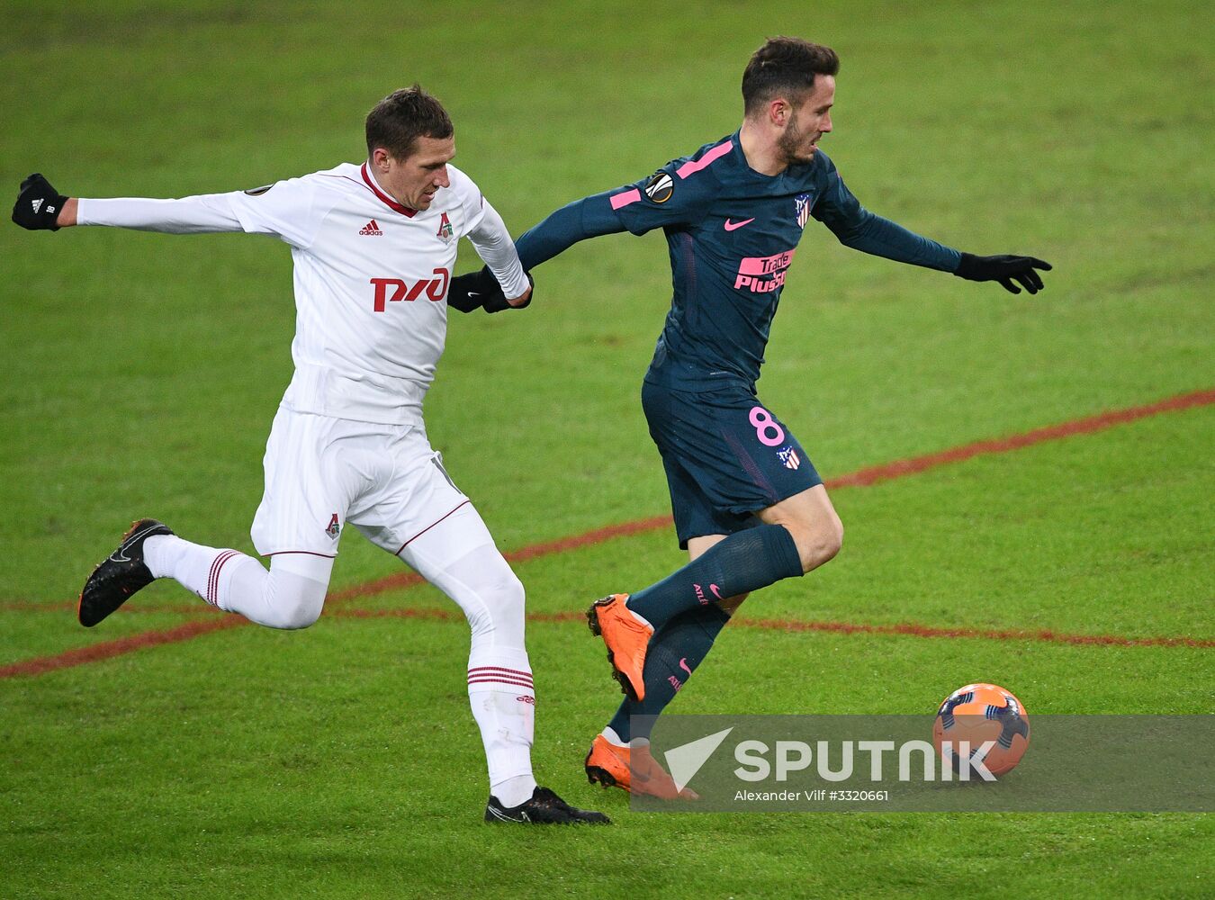 Football. League of Europe. Lokomotiv vs Atletico