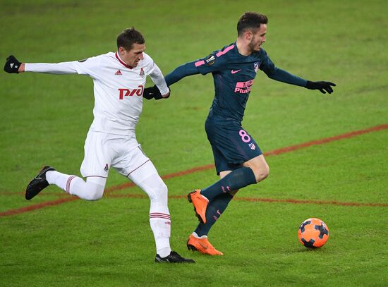 Football. League of Europe. Lokomotiv vs Atletico