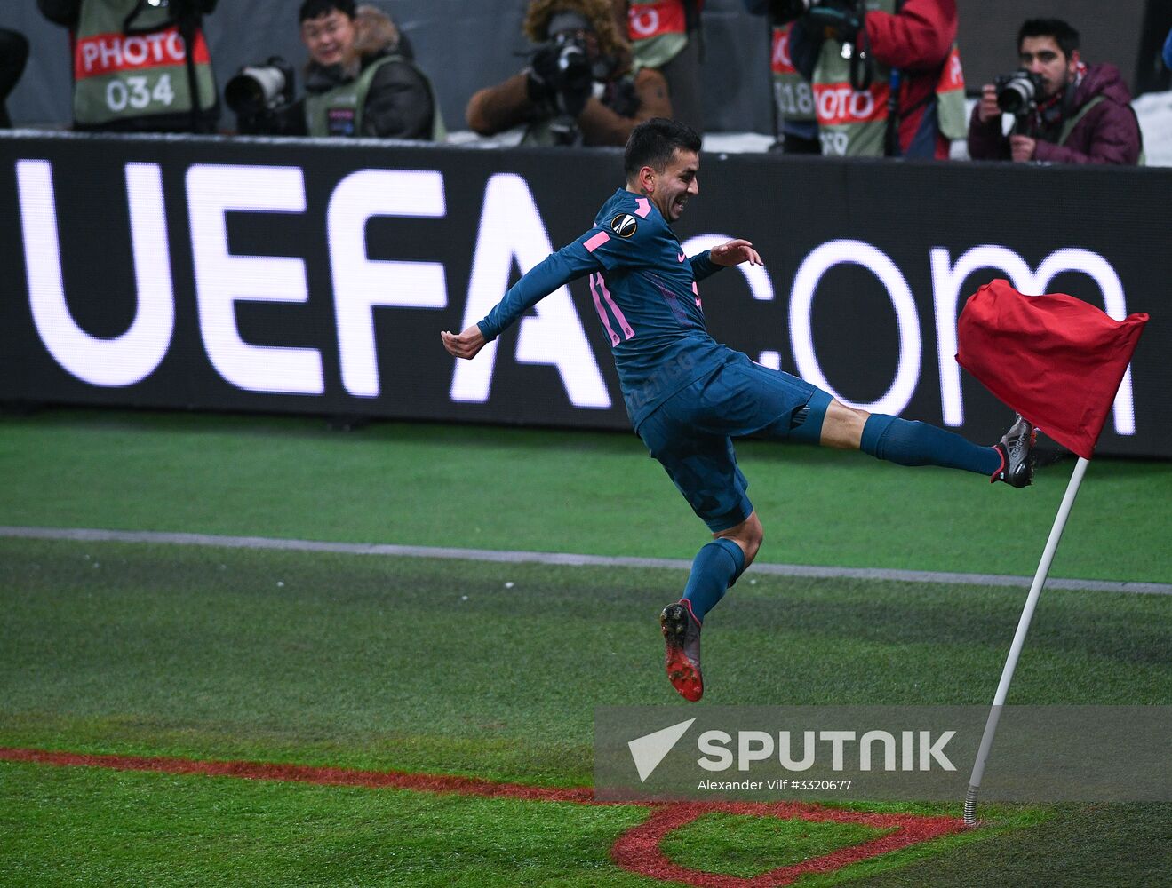 Football. League of Europe. Lokomotiv vs Atletico
