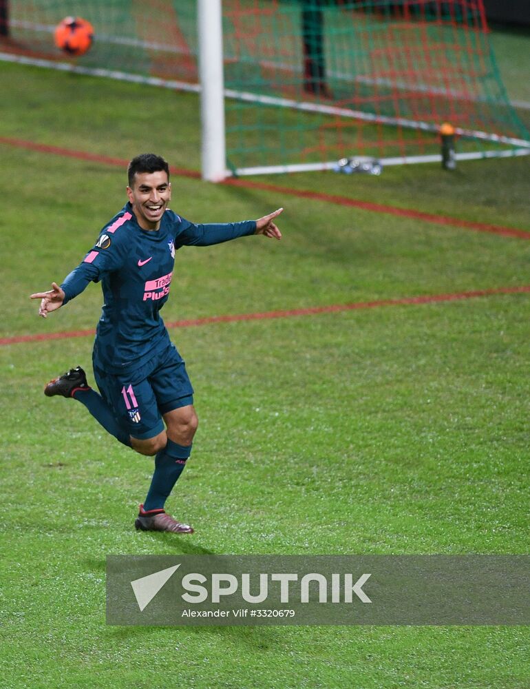 Football. League of Europe. Lokomotiv vs Atletico
