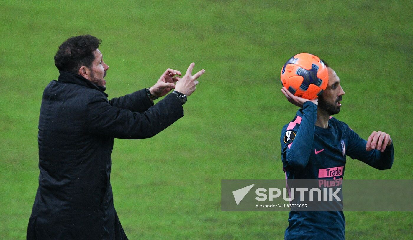Football. League of Europe. Lokomotiv vs Atletico