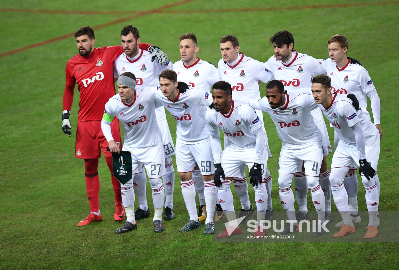 Football. League of Europe. Lokomotiv vs Atletico