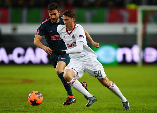 Football. League of Europe. Lokomotiv vs Atletico
