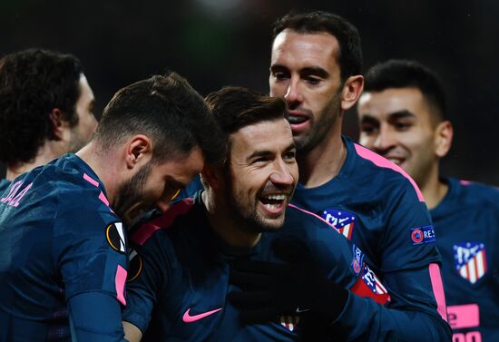 Football. League of Europe. Lokomotiv vs Atletico