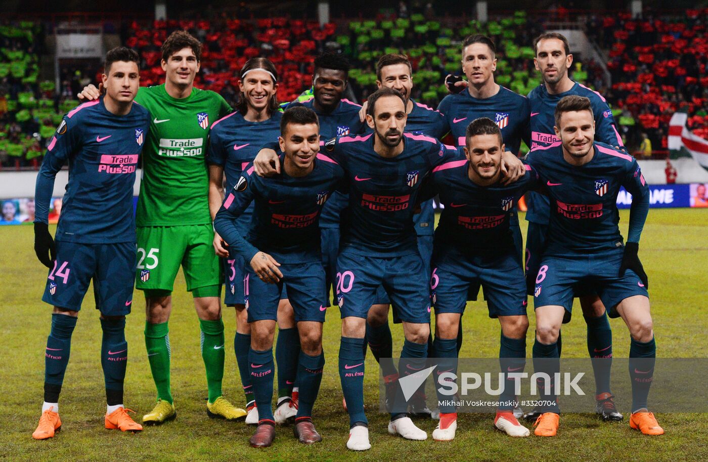 Football. League of Europe. Lokomotiv vs Atletico