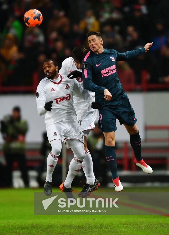 Football. League of Europe. Lokomotiv vs Atletico