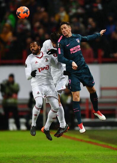 Football. League of Europe. Lokomotiv vs Atletico
