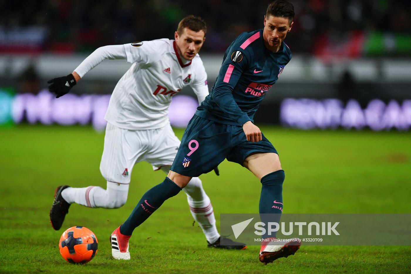 Football. League of Europe. Lokomotiv vs Atletico