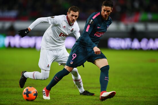 Football. League of Europe. Lokomotiv vs Atletico