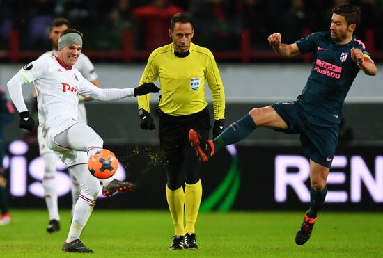 Football. League of Europe. Lokomotiv vs Atletico
