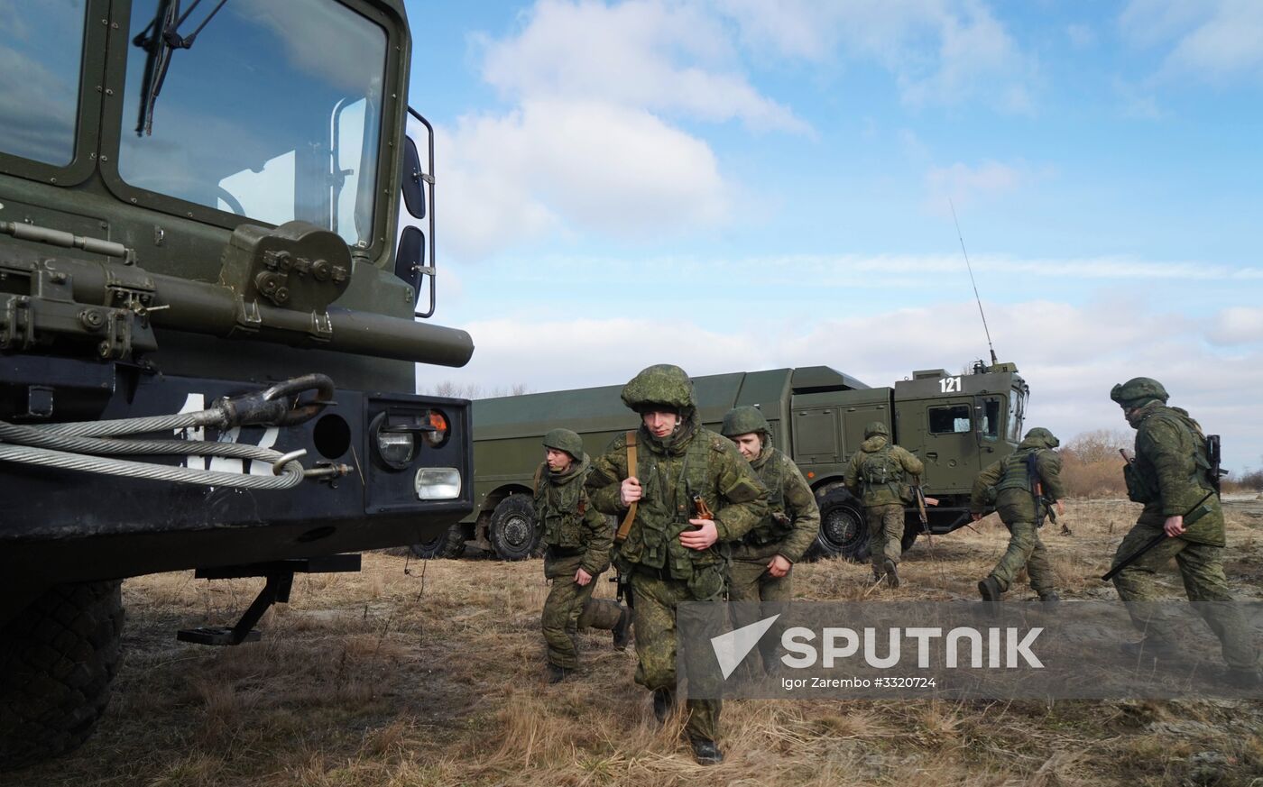 Tactical exercises of the Baltic Fleet's coastal missile forces