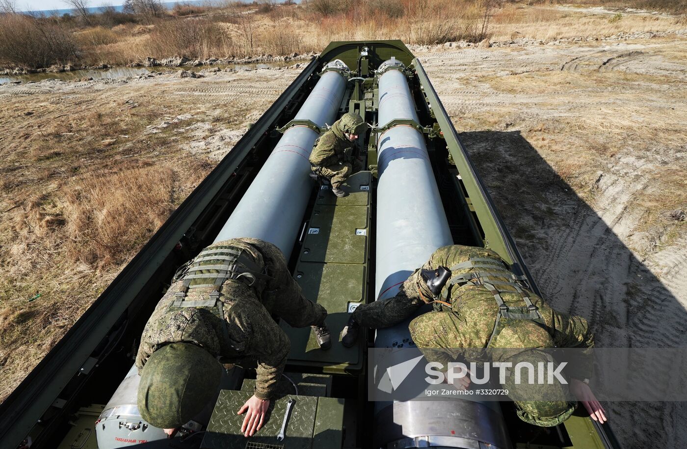 Tactical exercises of Baltic Fleet's coastal missile forces