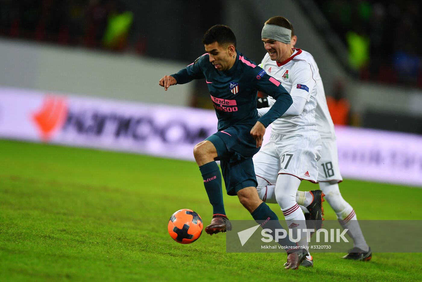 Football. League of Europe. Lokomotiv vs Atletico