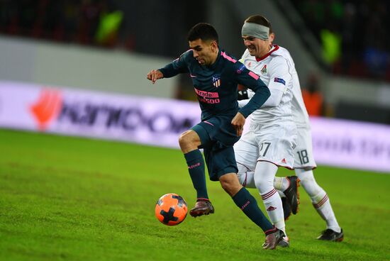 Football. League of Europe. Lokomotiv vs Atletico