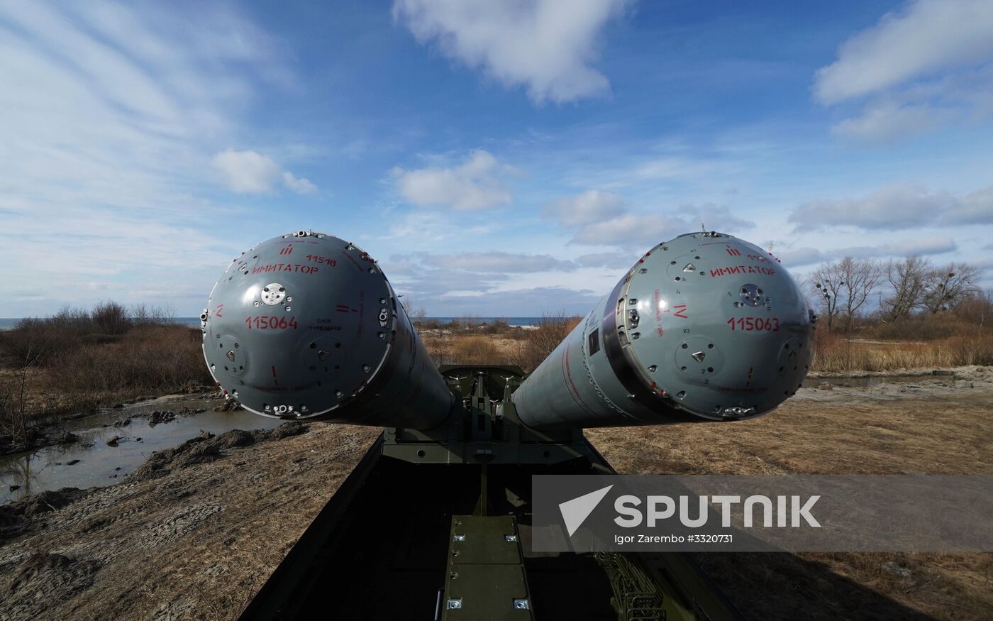 Tactical exercises of Baltic Fleet's coastal missile forces