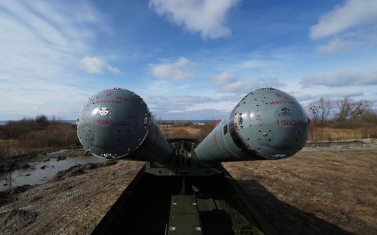 Tactical exercises of Baltic Fleet's coastal missile forces