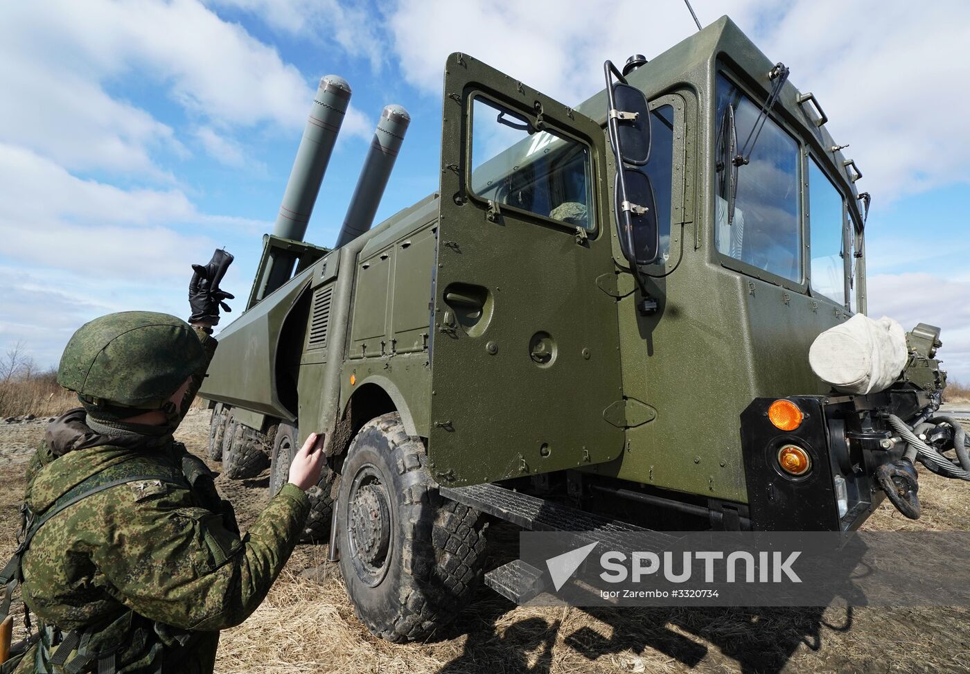 Tactical exercises of Baltic Fleet's coastal missile forces