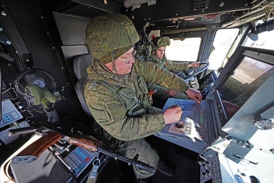 Tactical exercises of Baltic Fleet's coastal missile forces