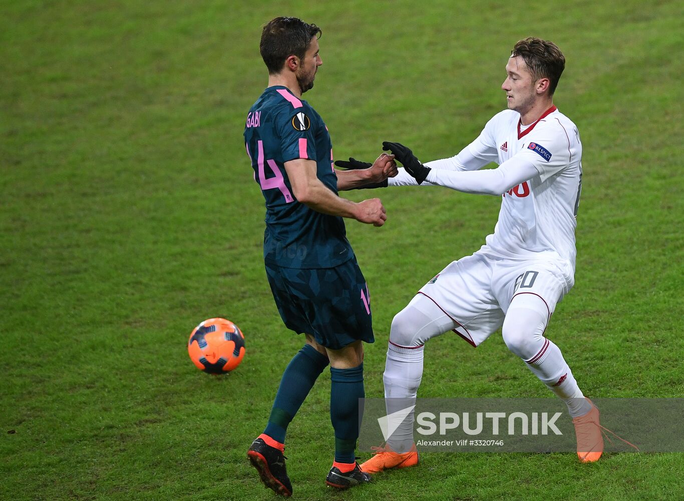 Football. League of Europe. Lokomotiv vs Atletico