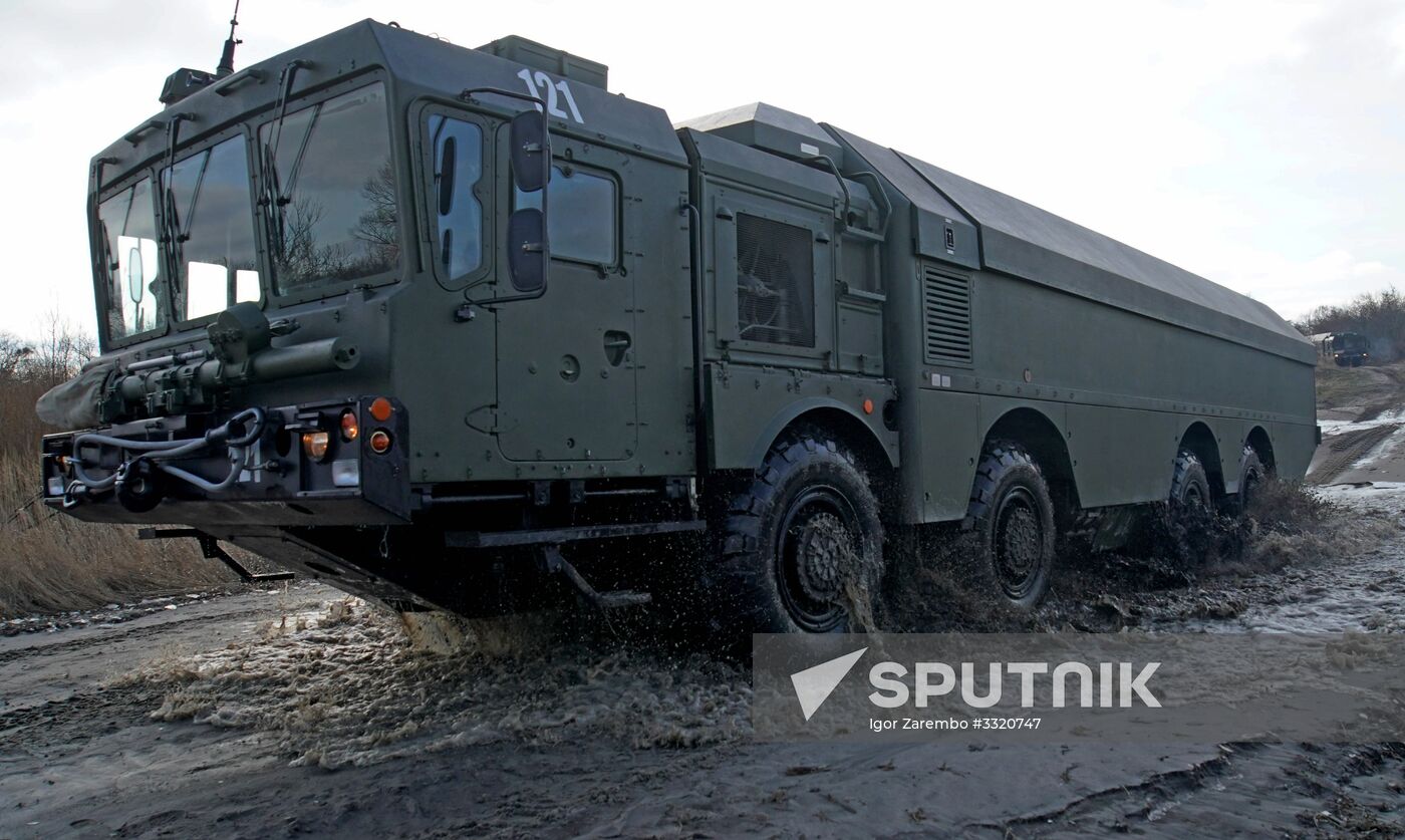 Tactical exercises of Baltic Fleet's coastal missile forces