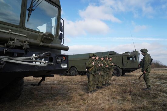 Tactical exercises of Baltic Fleet's coastal missile forces