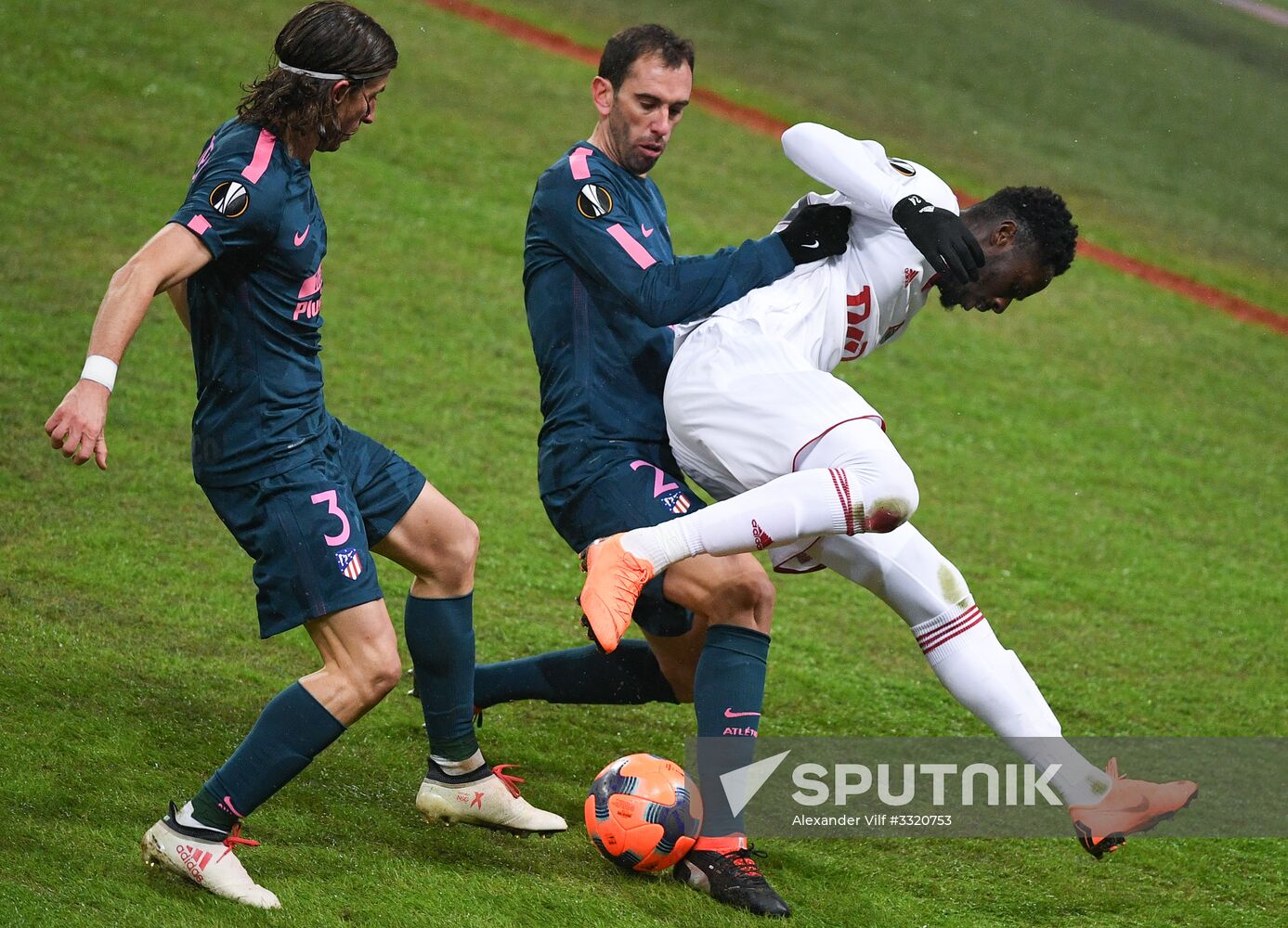Football. League of Europe. Lokomotiv vs Atletico